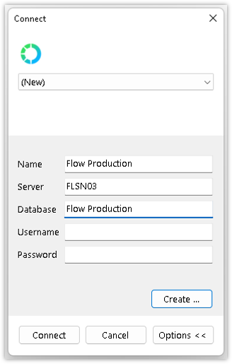 FlowArchMove 8 - Connect to restored database.png